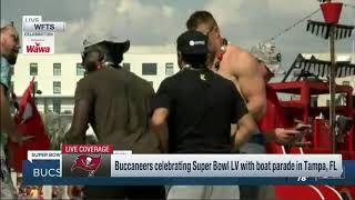 Buccaneers Celebrate SB LV Win with a Boat Parade