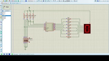 Simulación Decodificador BCD 7 Segmentos 74LS47 / PROTEUS