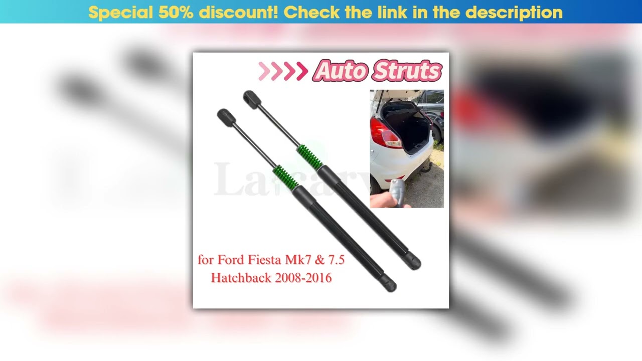 Hands-on Auto Struts With Springs For Ford Fiesta Mk7 & 7.5 Hatchback 2008-2016 Rear Tailgate Trunk