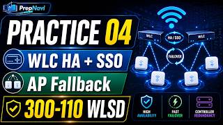 Cisco 300-110 WLSD Practice Questions: WLC HA, SSO & AP Fallback | Practice 04