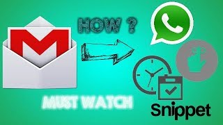 Free Mail Send later, Mail Tracking, Snippets and Snooze- Streak CRM Uses (Phase 1) in Tamil screenshot 1