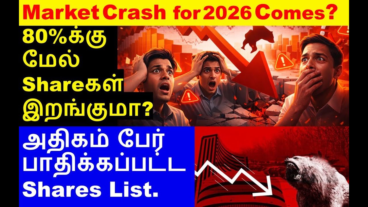கடும் வீழ்ச்சி “market crash 2026” வருமா? TITAN share, MCX share, HEG share, SAIL share, MMTC share