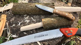 Bushcraft & campcraft  Mallet ( green wood )