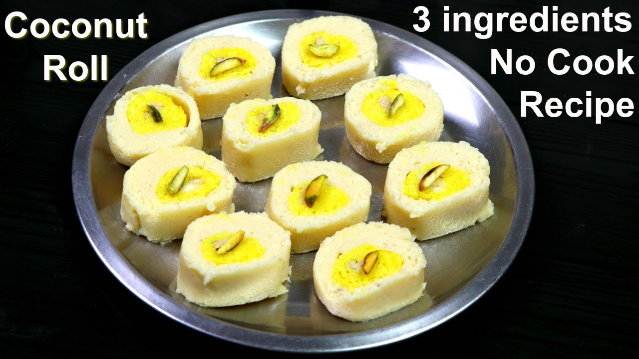 १० मिनट में टेस्टी मिठाई बिना गैस जलायें | 3 Ingredients Recipe | Coconut Sweets Recipe | Kabita | Kabita Singh | Kabita