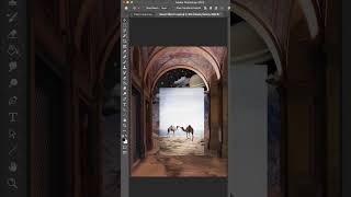 Creating Surreal, Collage Art in Photoshop | Workflow Inspiration #photoshop #shorts screenshot 2