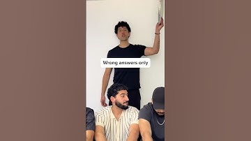 Wrong answers only 🤣 #friends #games #challenge