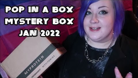 Pop In A Box - Funko Pop Mystery Box - January 2022 Unboxing