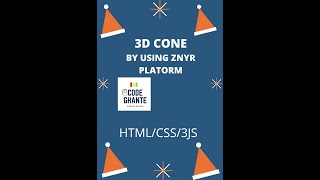 3D CONE -THREE JS