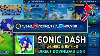 💥 sonic dash mod apk all characters unlocked and unlimited everything 🔥 | download link | terabox 🔥 screenshot 2