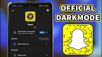 How to Enable DARK MODE on Snapchat App Android Phones 2022 !