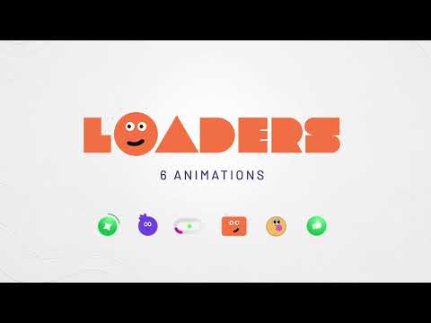 Lottie loading animation set