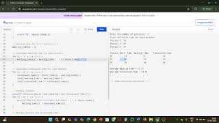 First Come FirstServe Scheduling Algorithm FCFS