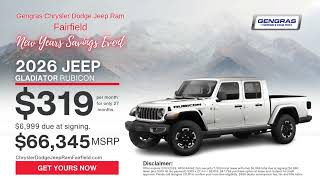 Make 2026 Your Year of Adventure | 2026 Jeep Gladiator Rubicon Lease Offers
