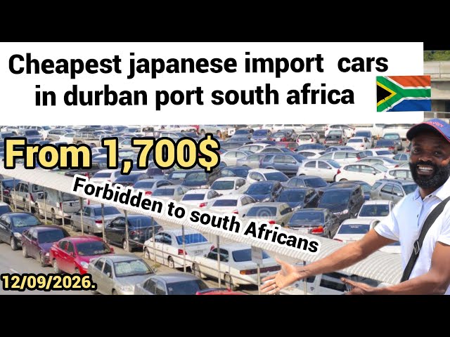 Cheapest japanese import cars from $1. 700 in Durban port Harbour