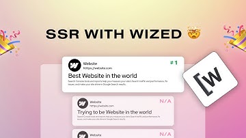 I Fixed Wized !!! - now you can do SSR with Wized