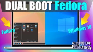 COMO Criar DUAL BOOT Windows 10 e Fedora 40