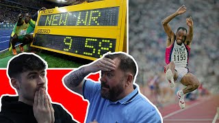 BRITISH FATHER AND SON REACTS! Greatest World Records in Sport History!