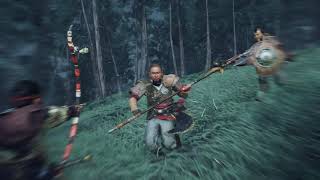 Ghost of Tsushima - Undiscovered Locations and Crazy Fights - Hard Difficulty - PS4 PRO 4K to 1080p