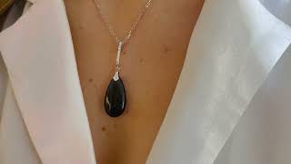 Vídeo: Colgante Jade Negro Oro Y Diamantes Serenity