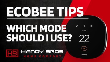 Which Ecobee Mode Should You Use? | MAX COMFORT & EFFICIENCY | Handy Bros. Smart Thermostat Tutorial