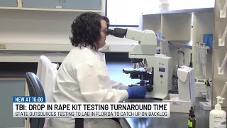 TBI: drop in rape kit testing turnaround time as state outsouces testing to Florida labs