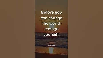 Change Begins Within: Transform Yourself to Change the World 🌍