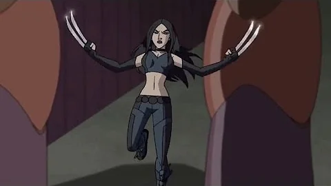 X-23/Laura Kinney scenes (from the 2009 cartoon WO...