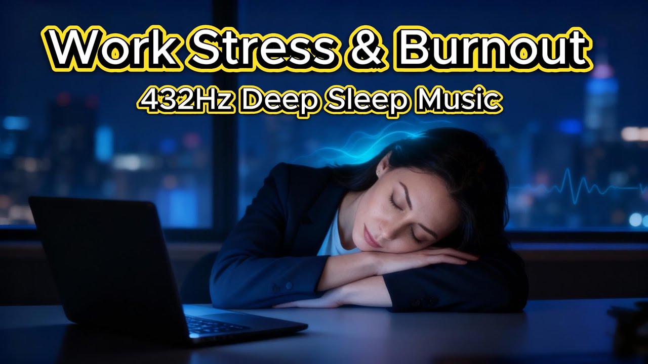 432Hz Deep Sleep Music for Work Stress & Burnout | Calm Your Overthinking Mind