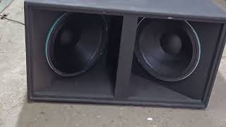 Drop audio 18 inch 1800 watt sound testing