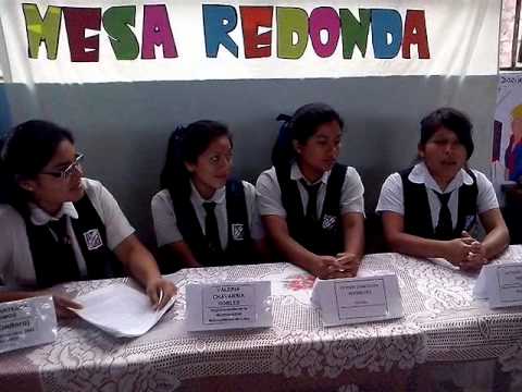 Mesa Redonda - Estudiantes del 4to de Secundaria - Javier Heraud ...