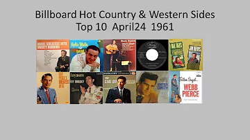 Billboard Top 10, Hot Country & Western Sides, Apr. 24, 1961