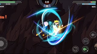 Stickman Warriors Super Dragon Shadow Fight - (Trunks vs Naruto) Android Gameplay #25 screenshot 3