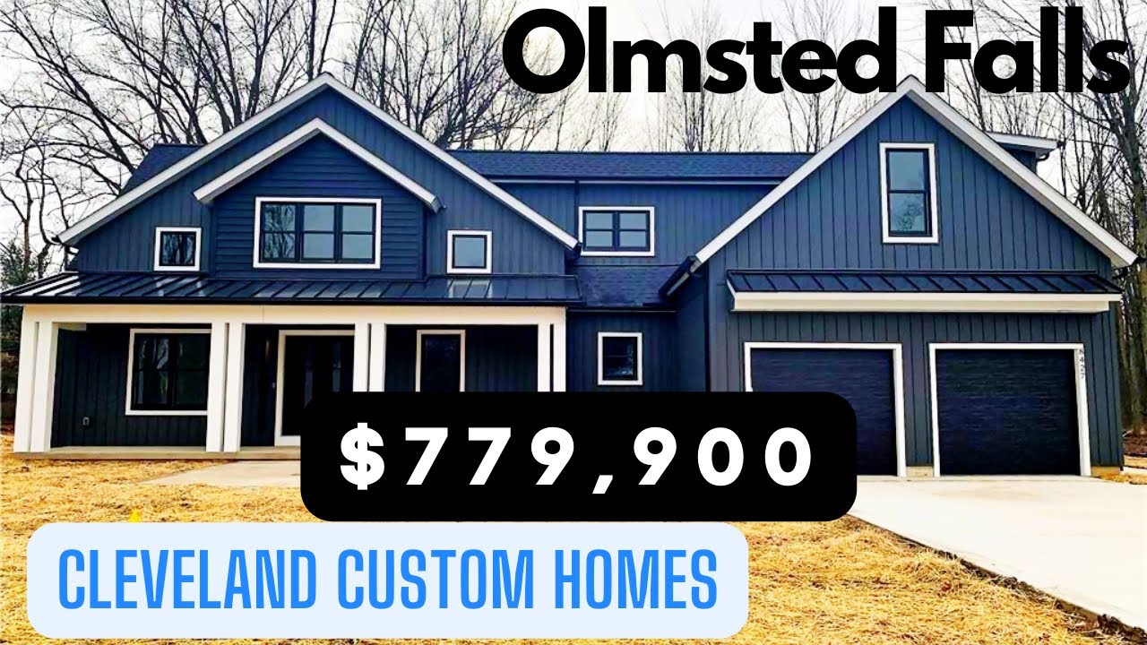 Cleveland, Ohio New Construction Home Tour Olmsted Falls First