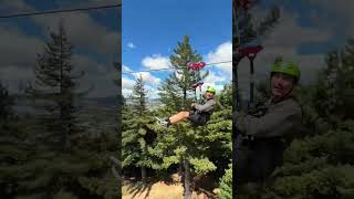 Ziplining At Skyline Rotorua In New Zealand