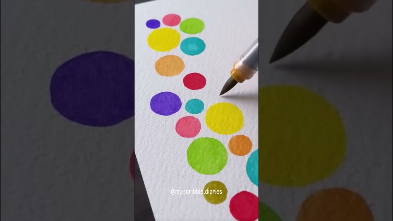 Creating colourful background with Karin Brushmarker PRO