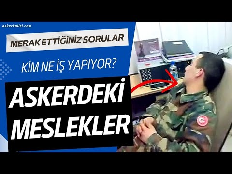 Askerdeki Meslekler ve