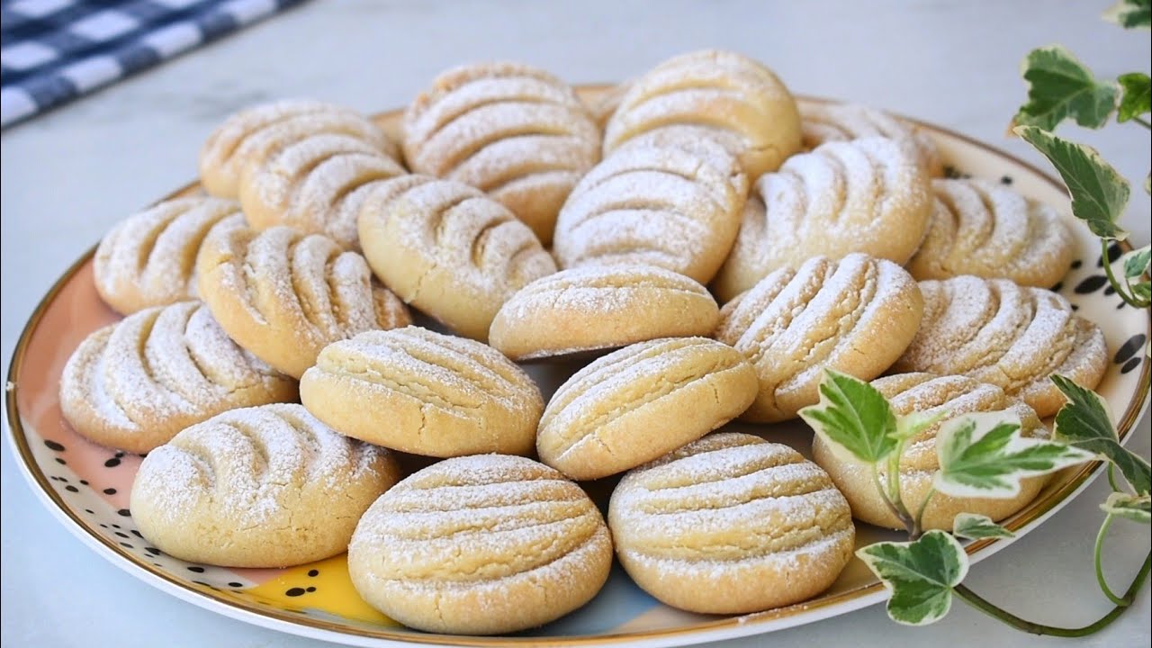 Sadece 3 Malzemeli❗ Yerken Kendinize Engel Olamayacak Tadına Doyamayacaksınız☝️Bu Kurabiyeler Süper