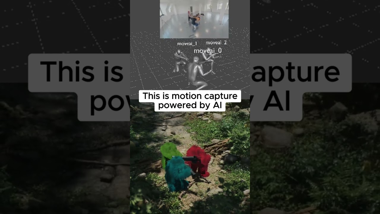 Motion capture powered by AI, without suits or markers! 🤯 