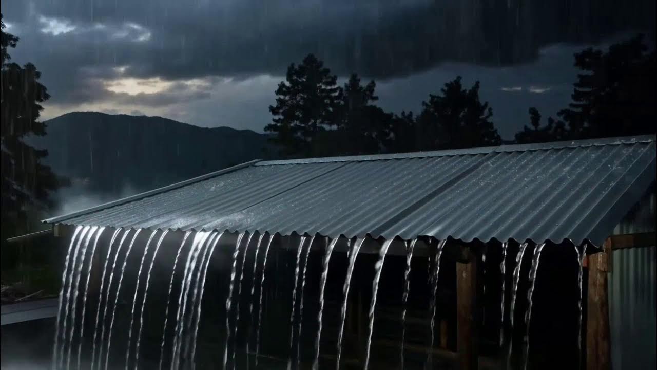 Heavy Rain & Thunder Sounds Live Stream – Deep Sleep, Insomnia Relief, Relaxation & Calm Night