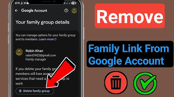 How to Remove Family Link From Google Account (new update) ll