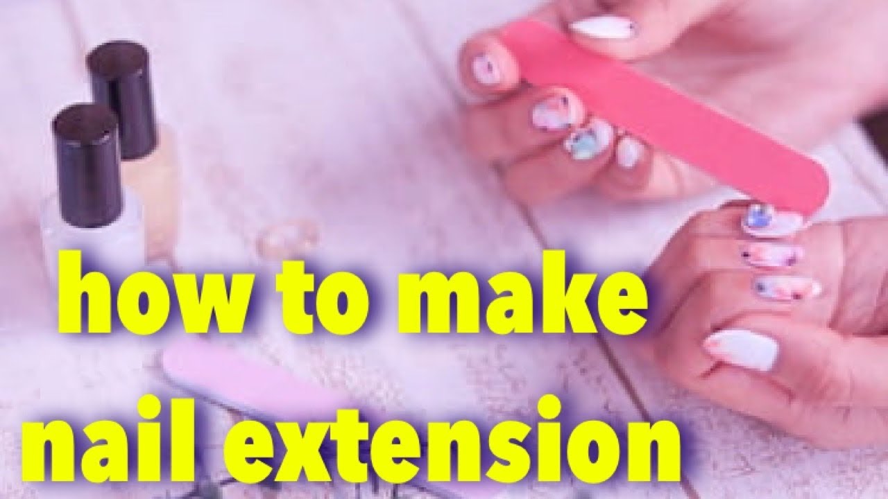 makeup artist nice beauty how to make nail extensions at home - YouTube