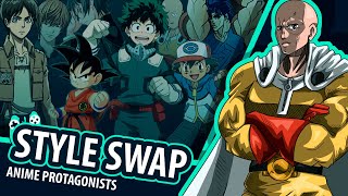 STYLE SWAP [If Protagonists were in a different Anime]