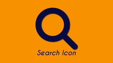 How to Create Search Icon In Adobe illustrator