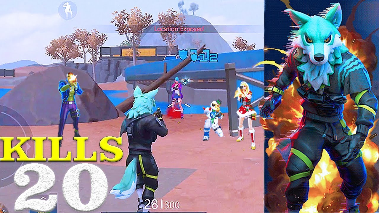 Wolf Preying on Teammates | Omega legends gameplay 20 Kills Solo vs Squads l Spirit Wolf's Skin