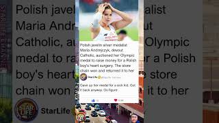 Polish Olympian Sells Silver Medal For Boys Heart Surgerystore Chain Returns It To Her