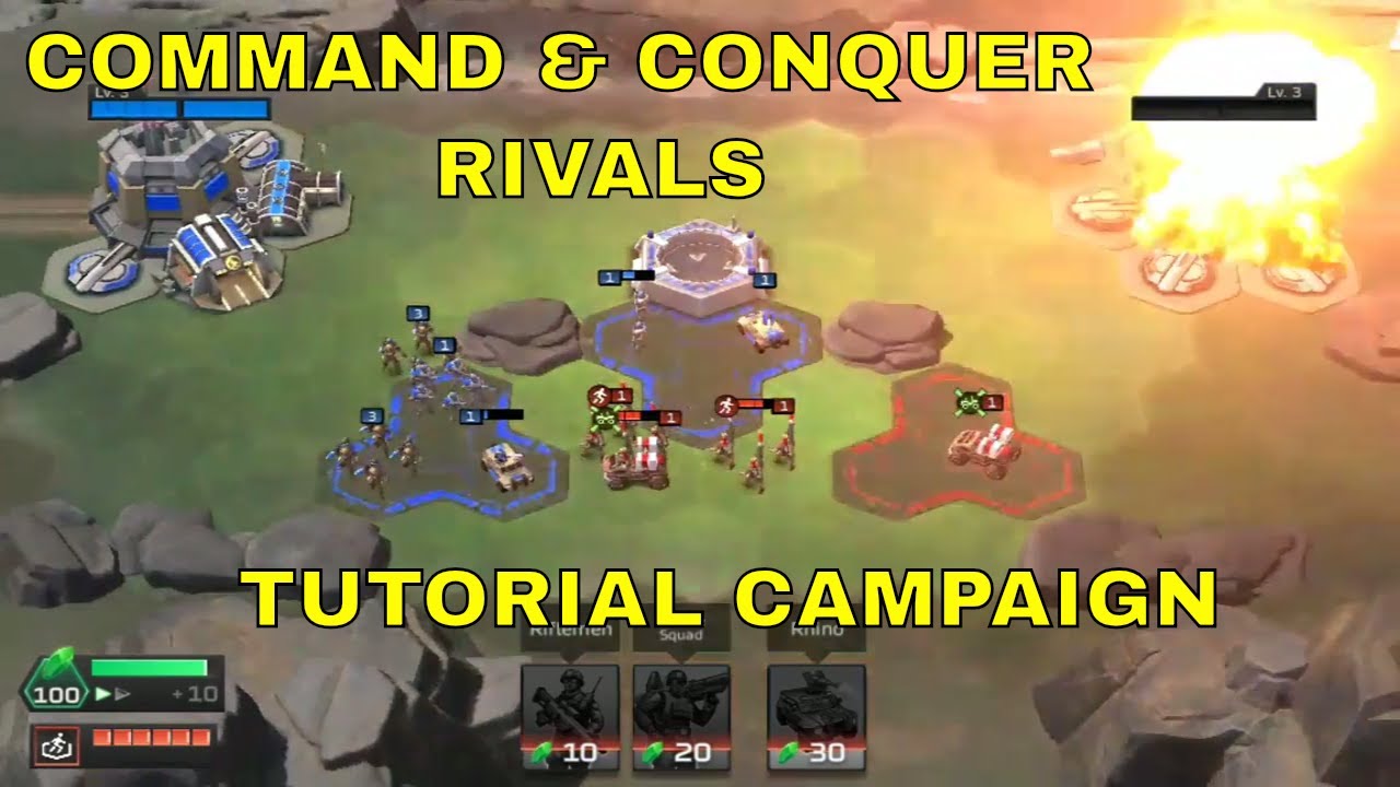 TUTORIAL COMPLETED - COMMAND & CONQUER RIVALS ANDROID GAMEPLAY