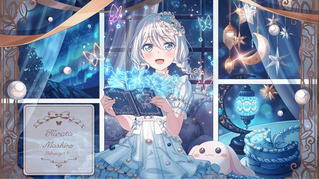 バンドリ 倉田ましろ カバーコレクション 特典 缶バッジ ゲーマーズ FHD〕【ガルパ｜バンドリ】星4『Precious birthday！倉田ましろ