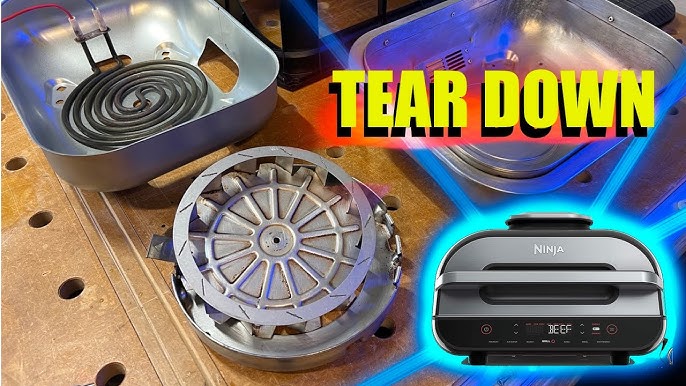 Ninja Foodi grill lid reassembly screw tightening torque