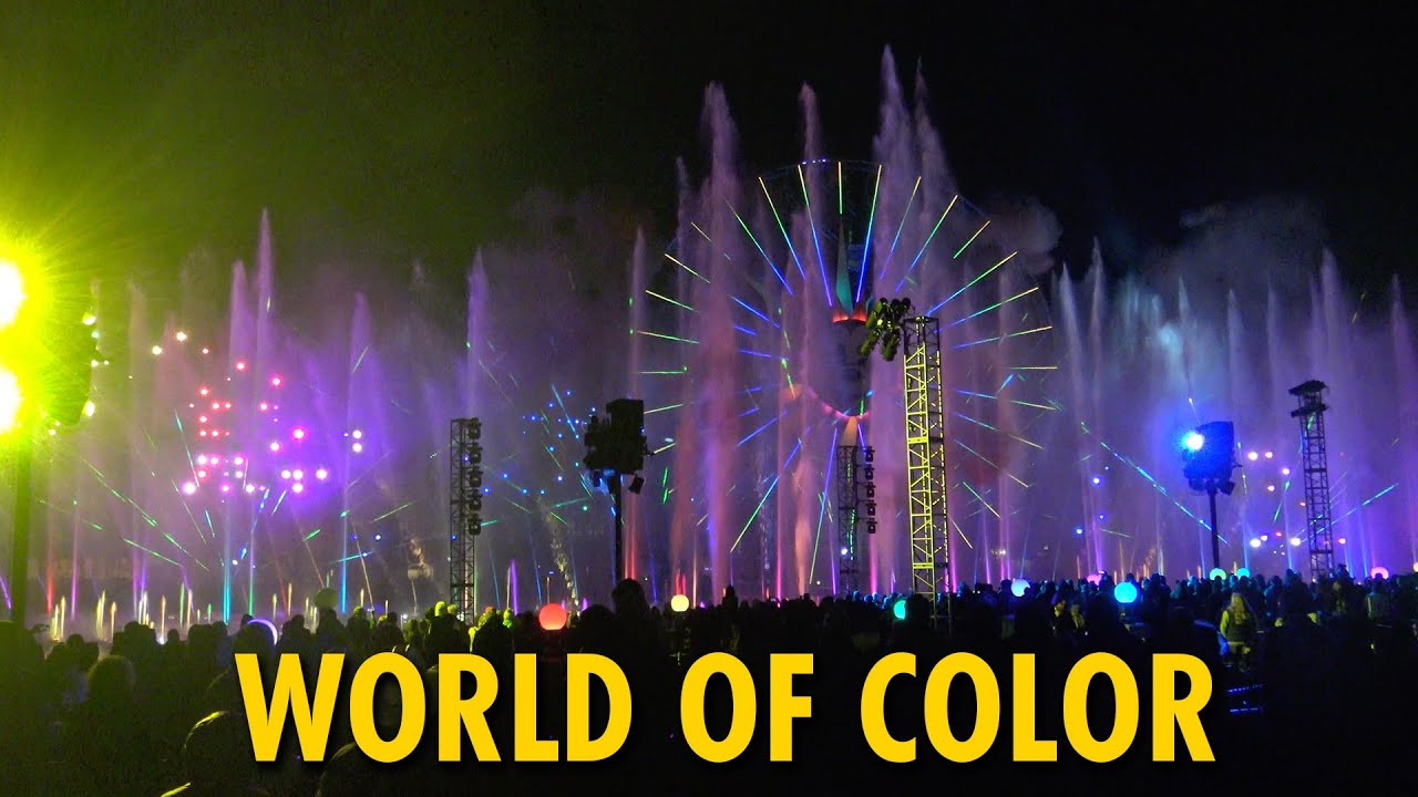 how long is the world of color show