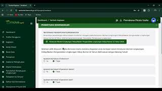 Tutorial Penapisan Persetujuan Lingkungan melalui Amdalnet